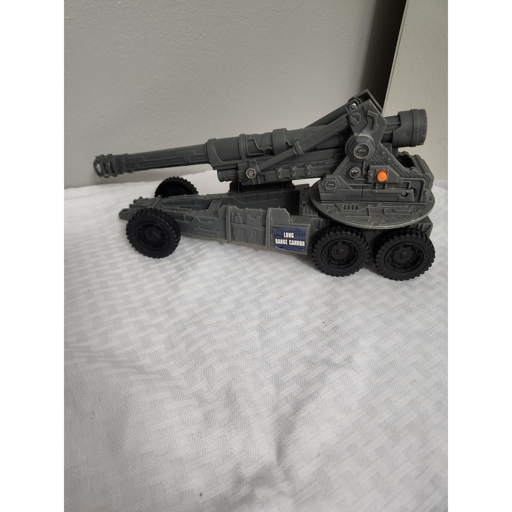 Vintage Chap Mei Long Range Cannon Military Toy Artillery Vehicle Grey